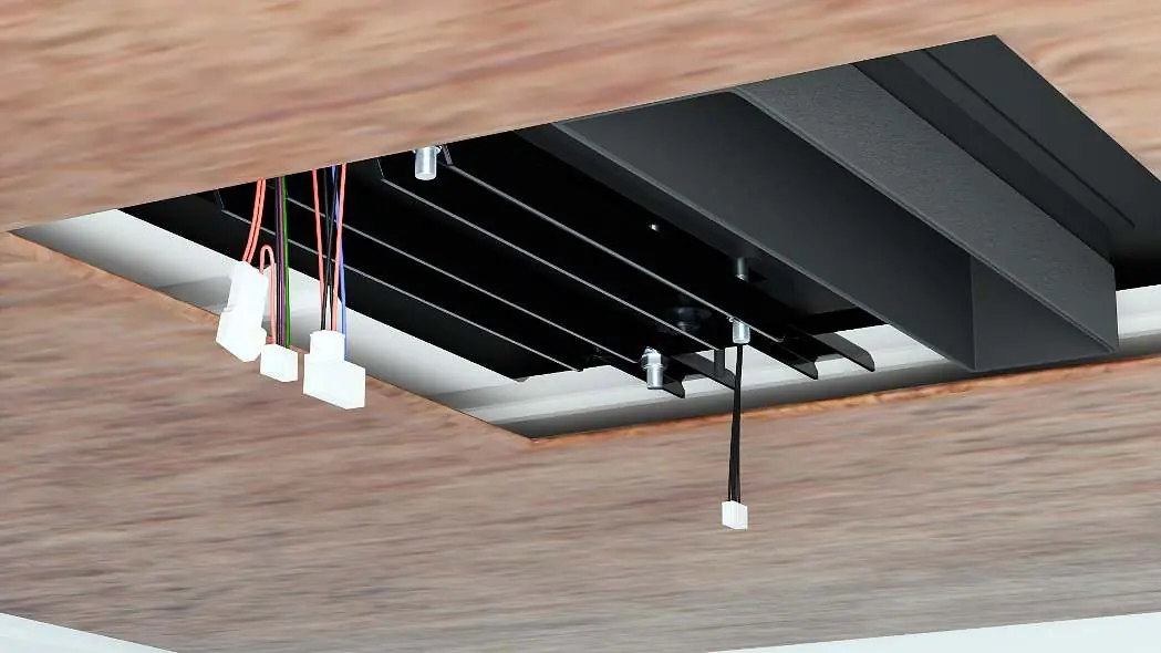 Securing the unit with mounting brackets