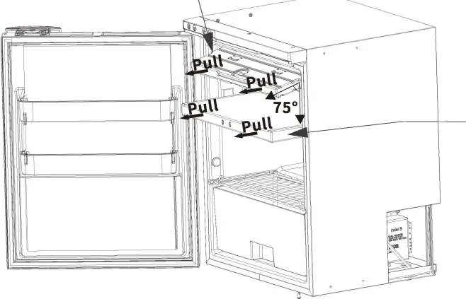 Removing the freezer zone