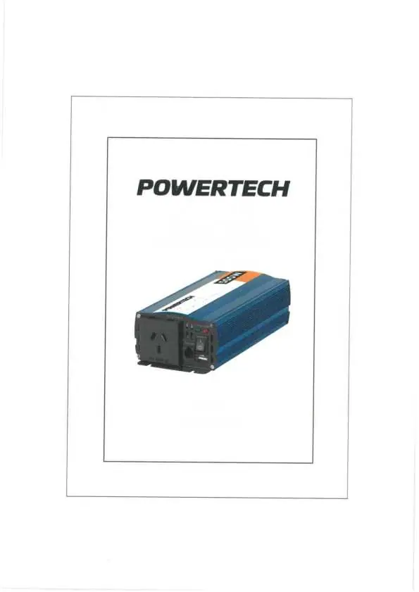 Powertech 12VDC to 240VAC Pure Sine Wave Inverter
