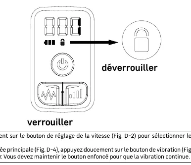 Vibration function lock/unlock