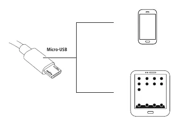 Micro-USB connection diagram