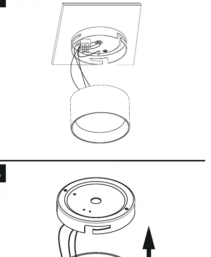 Connecting wires and placing the fixture
