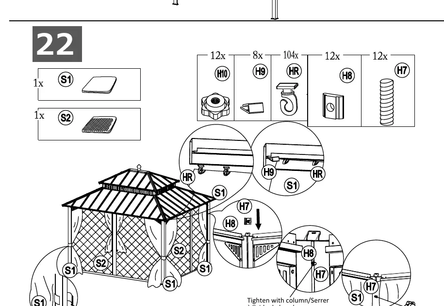 Step 22: Final assembly
