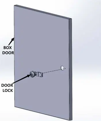 Door lock installation