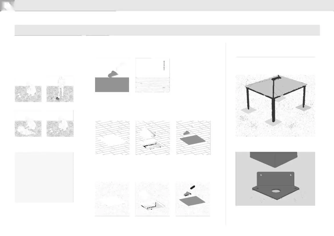 Site preparation and base frame assembly
