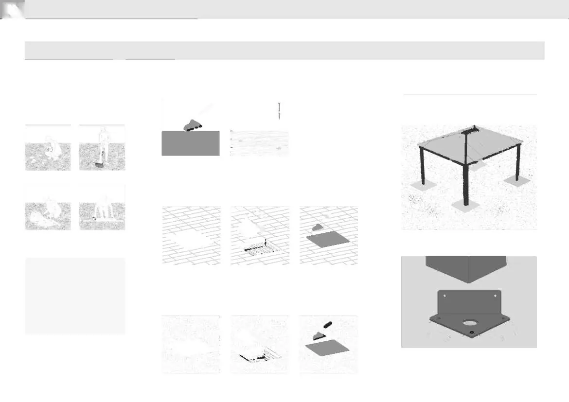 Site preparation and base frame assembly