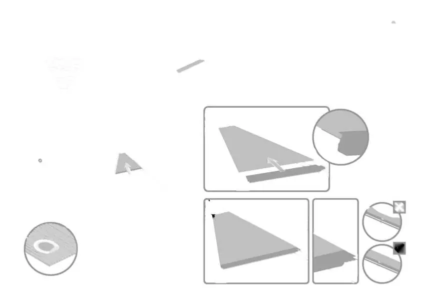 Assembly step 15: Roof panel insertion