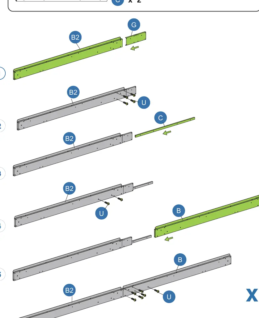 Step 2: Assembling the frame beams