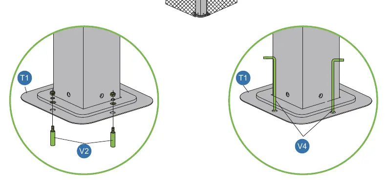 Step 29: Anchoring the gazebo
