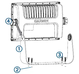 Bail mount bracket installation