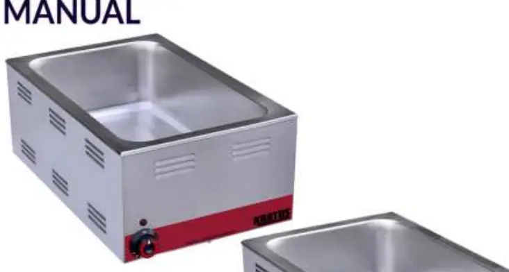 Kratos 12X20 Food Warmer/Cooker