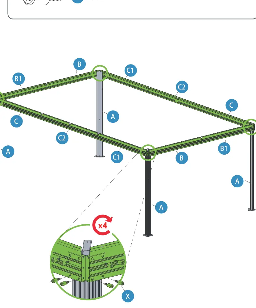 Step 5: Frame assembly