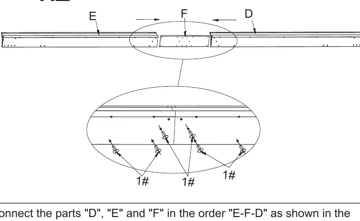 Step 3: Connecting roof frame parts