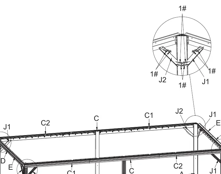 Step 12: Installing corner brackets