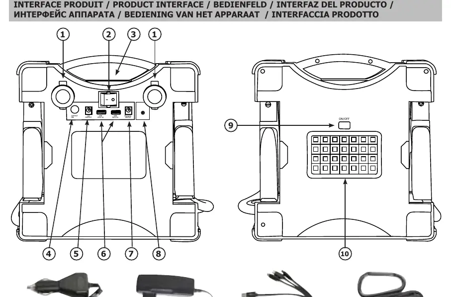 Product interface and controls