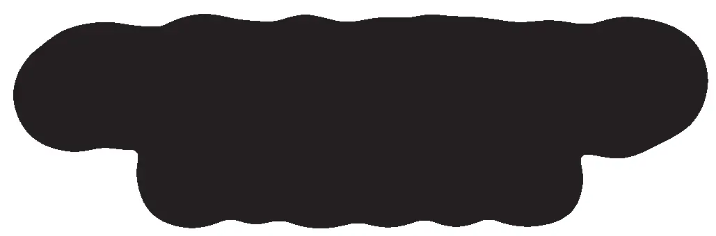 Irregular shape cutout template