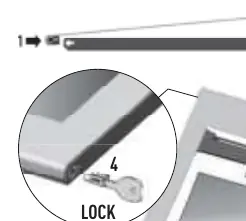 Locking the enclosure