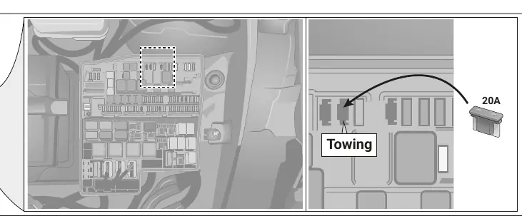 Fuse box connection.