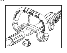 Mounting the auxiliary handle