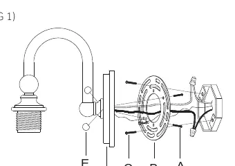 Wiring and mounting diagram (Fig 1)