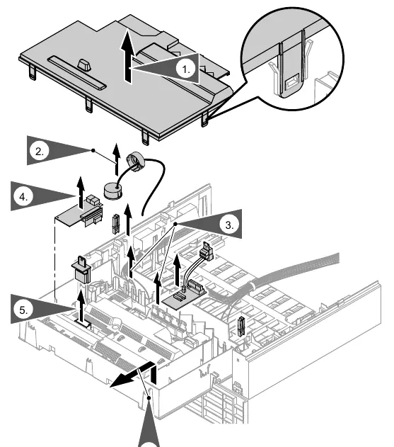 Replacing the control unit components
