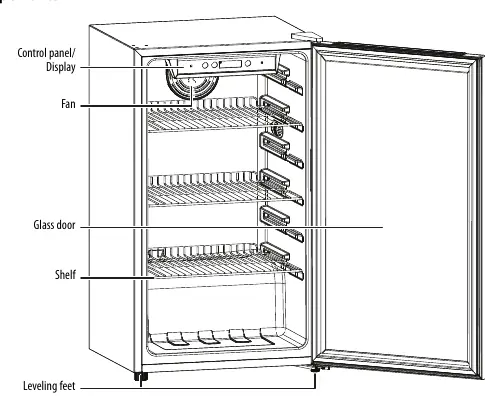 Cooler components diagram