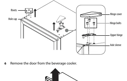Door reversal steps