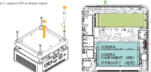 Product Overview showing front and rear ports