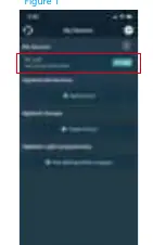 App connection interface