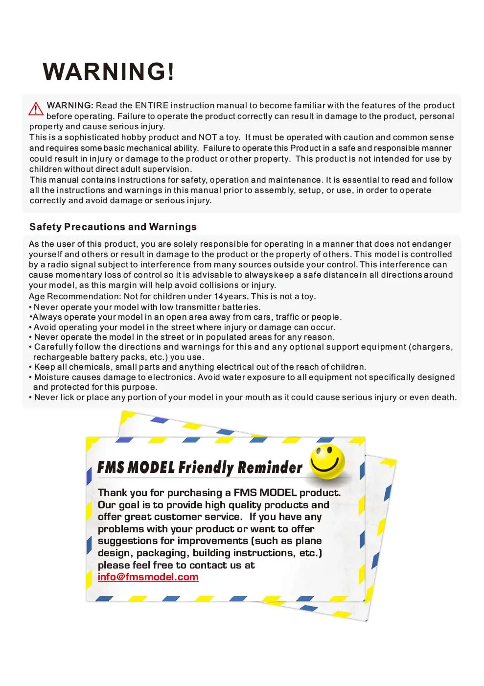 Read all safety warnings and precautions.
