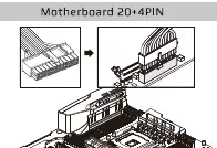 Motherboard 20+4PIN connector