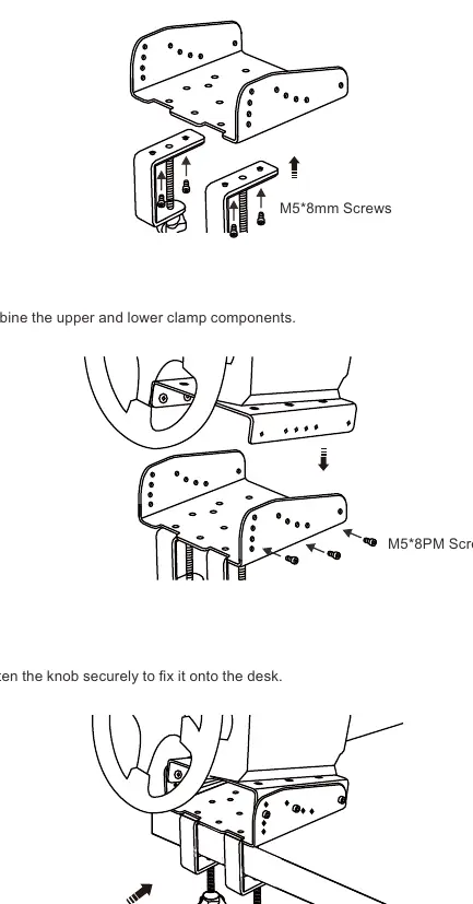 Desk Clamp Installation