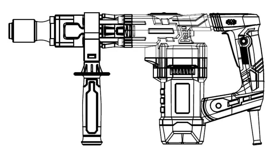 Senix 1300W Demolition Hammer overview
