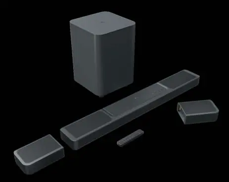 JBL BAR 1300X system components