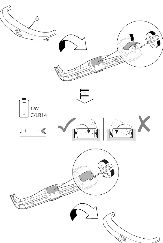 Battery installation step