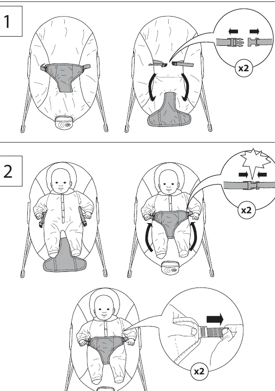 Using the seat restraint