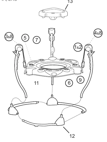 Parts list and assembly diagram