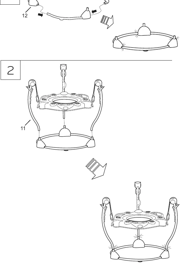 Assembly steps 1 and 2