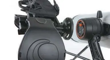 Attach the smartphone dock to the telescope mount.