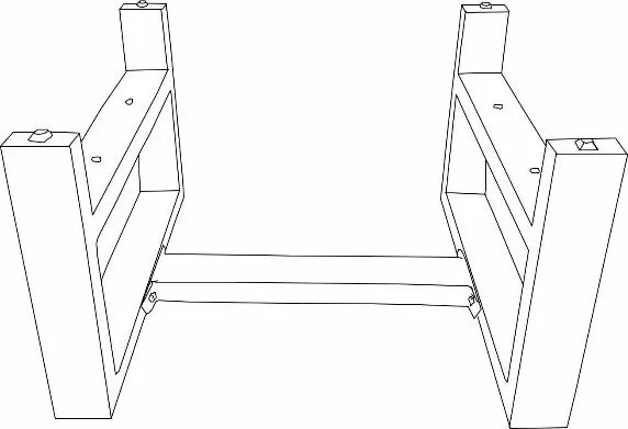 Step 01: Connecting the side frames and crossbar