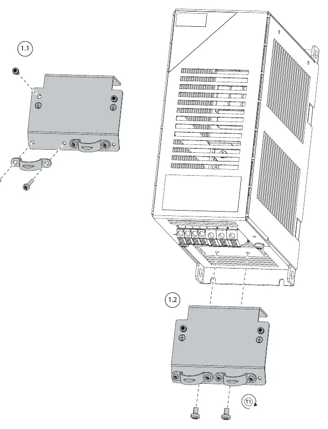 Installation steps for the filter