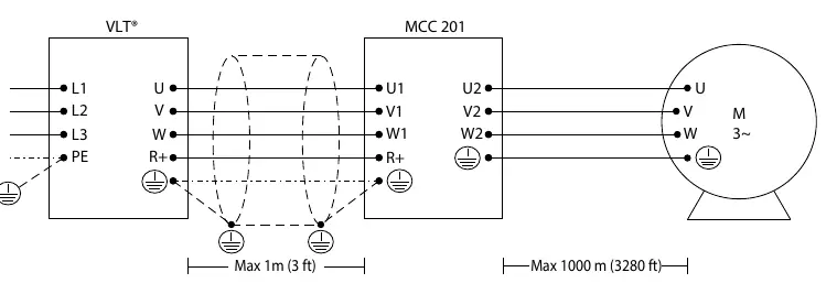 Wiring diagram for 175U6006–175U6013