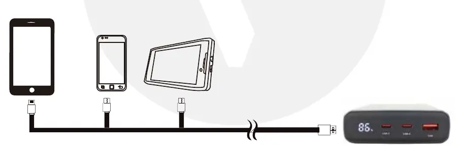Charging setup diagram