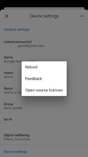 Rebooting Google Home