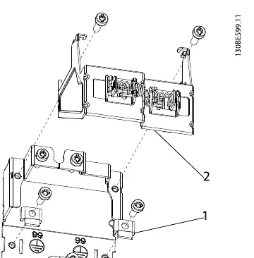 Illustration 1.2: Power Decoupling Plate and I/O Decoupling Plate, K1