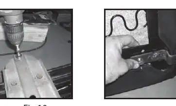 Fig 11: Mounting brackets installation