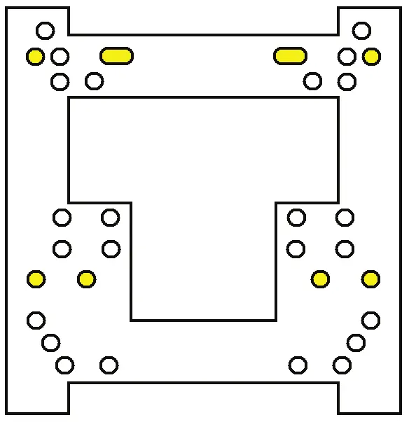 Mounting patterns for different vehicle models