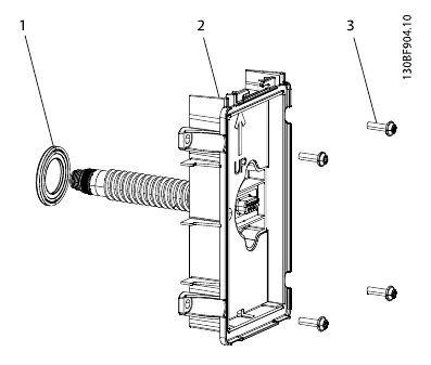 Base Plate with D-sub Connector