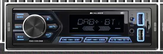 Caliber RMD 035DAB front panel layout