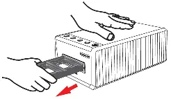 Remove the film holder from the scanner.